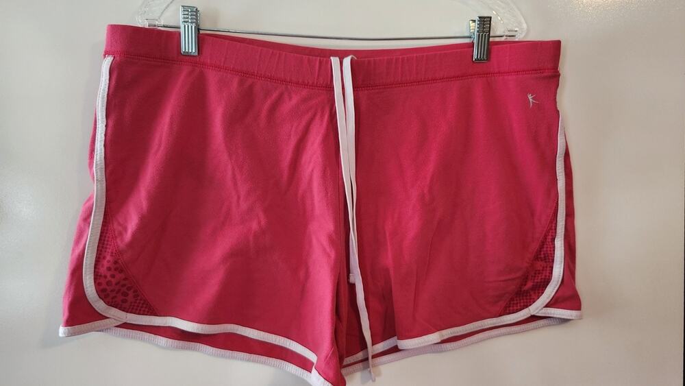 Danskin Now Women's Athletic Shorts Size XXL 2X (20) Pink Gym Running #393